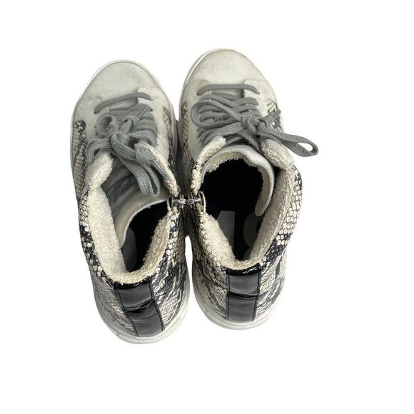 P448 Star2.0 mid top leather Sneakers in Silver‎ Python Sz 37 - Picture 6 of 11